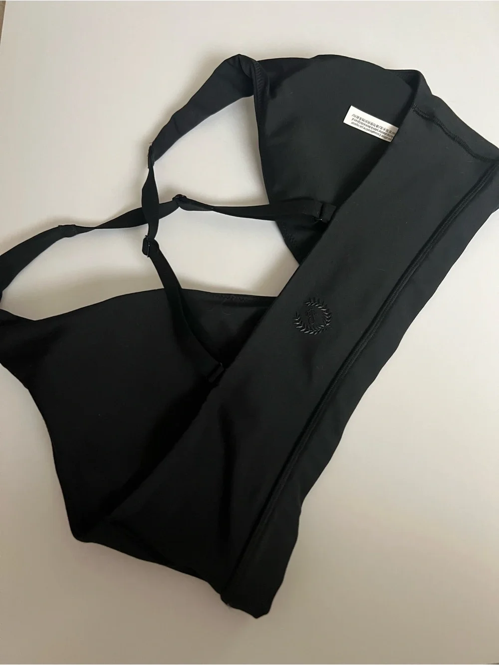 Victoria's Secret Black Wireless Bralette with Adjustable Straps pink relay